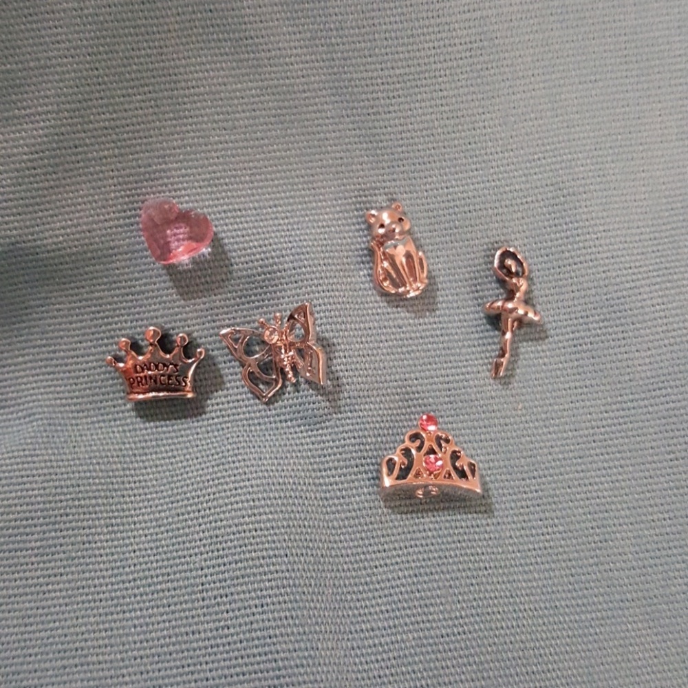 Princess / little girl set of Origami Owl charms